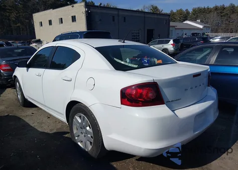 2014 Dodge Avenger Se from USA, damaged, VIN 1C3CDZAB3EN232547